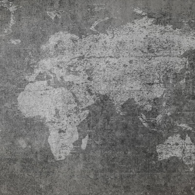 Weltkarte Weiß