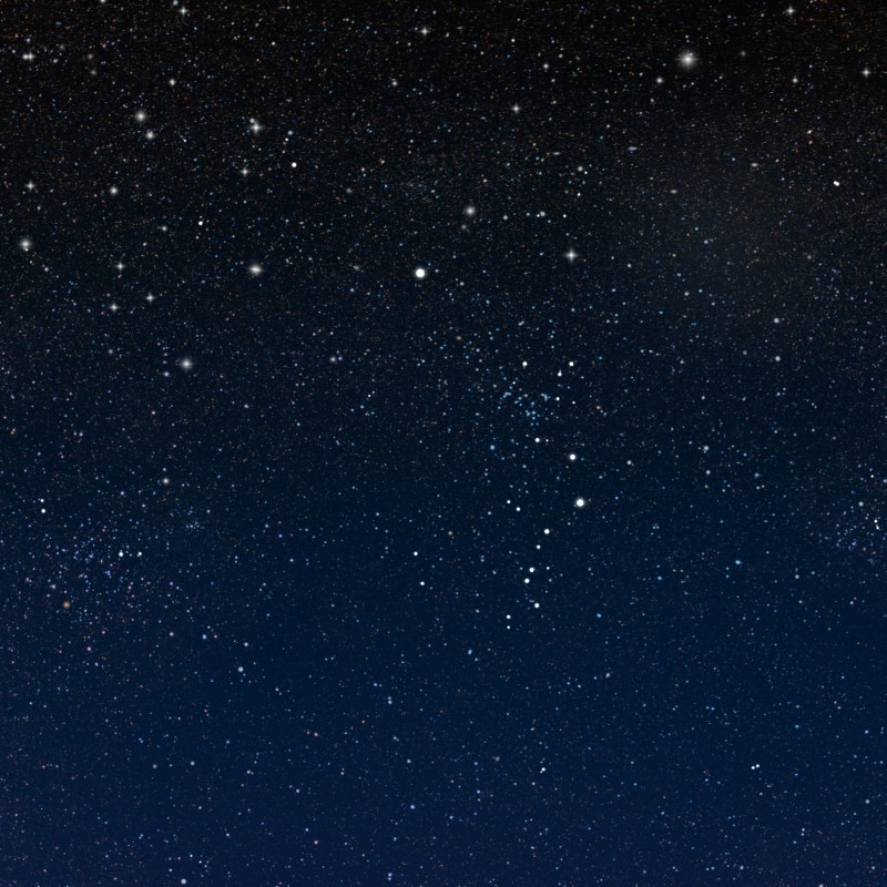 Nachthimmel mit Sternen