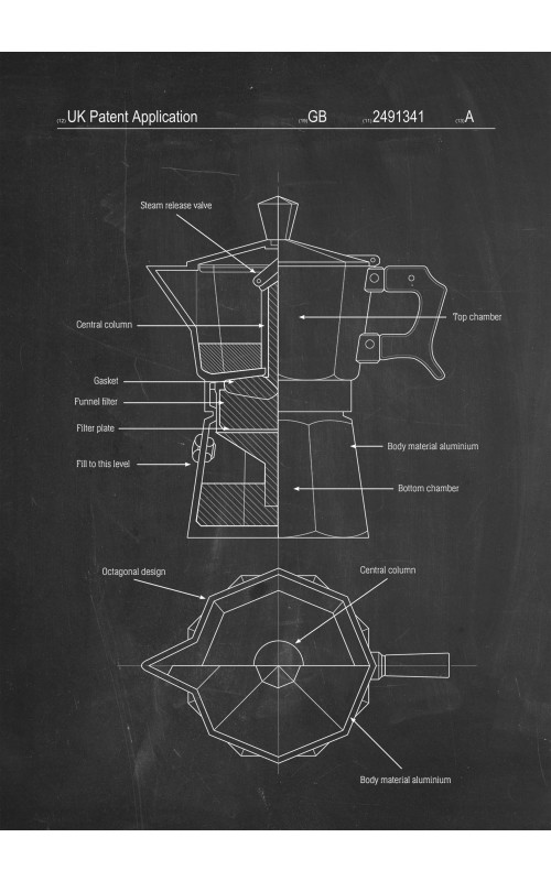 Coffee Moka Pot Patent